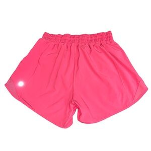 Lululemon Shorts Womens 6 Pink Hotty Hot High Rise Mesh Liner Athletic Running